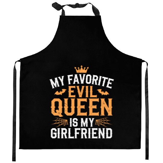 My Favorite Evil Queen Is My Girlfriend Kitchen Aprons