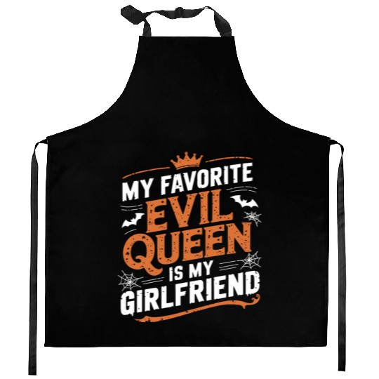 My Favorite Evil Queen Is My Girlfriend Kitchen Aprons
