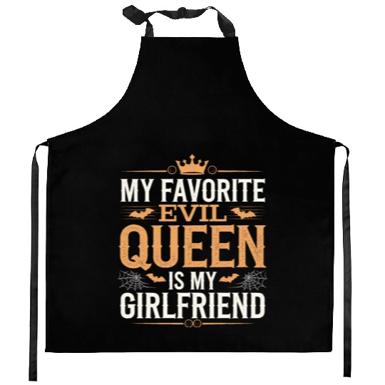 My Favorite Evil Queen Is My Girlfriend Kitchen Aprons