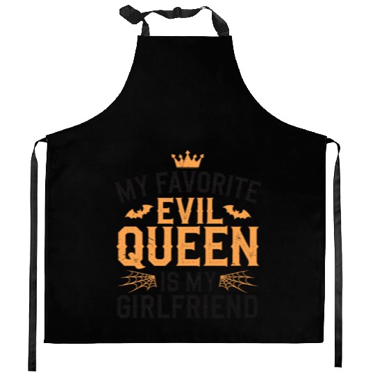 My Favorite Evil Queen Is My Girlfriend Kitchen Aprons