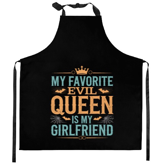 My Favorite Evil Queen Is My Girlfriend Kitchen Aprons
