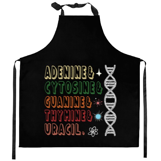 Nucleobases Biology Teacher DNA Biologist Kitchen Aprons
