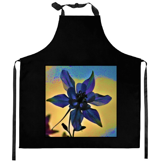 Columbine Color Kitchen Aprons