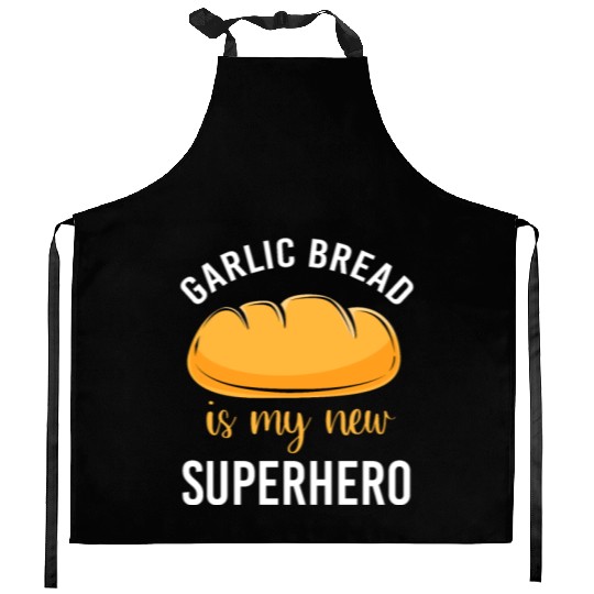 Bakery Baker Humor Food Lover Garlic Bread Kitchen Aprons