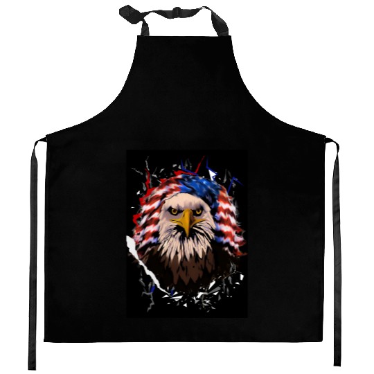Wicked Eagle Kitchen Aprons