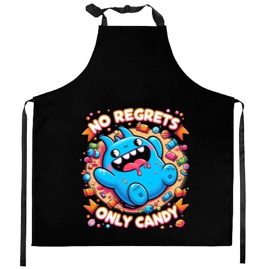 Stitch Halloween Disneyland No Regrets Only Candy Kitchen Aprons