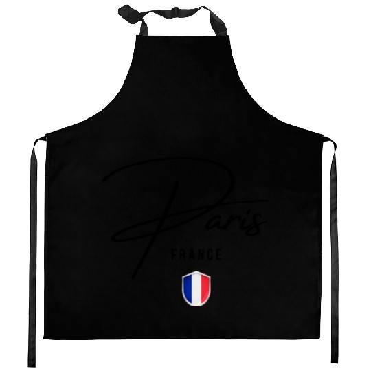 I love Paris, Paris France Kitchen Aprons