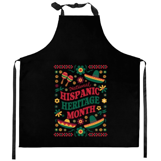 Celebrate National Hispanic Heritage Month Kitchen Aprons
