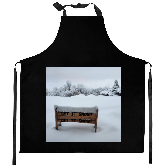 Let It Snow Kitchen Aprons
