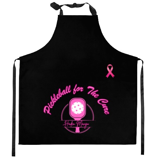 Pickleball For the Cure Kitchen Aprons