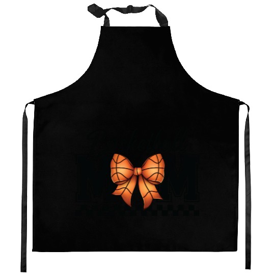 Basketball Mom (Proud Mom of Basketball Star) Kitchen Aprons