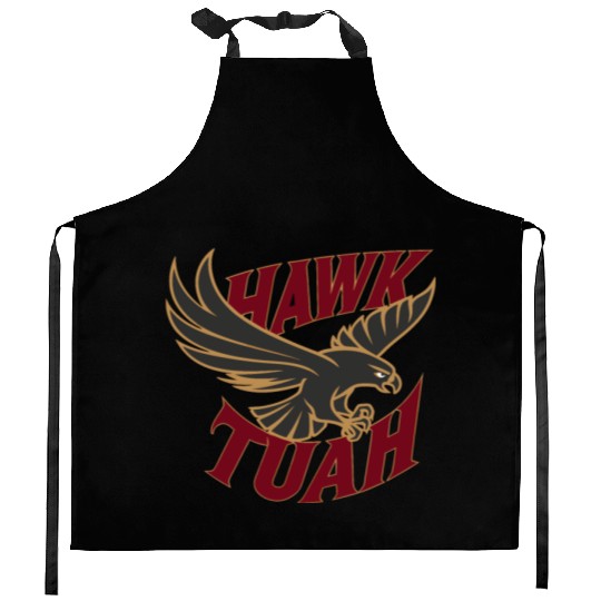 Hawk Tuah Apparel - Soar with Style Kitchen Aprons