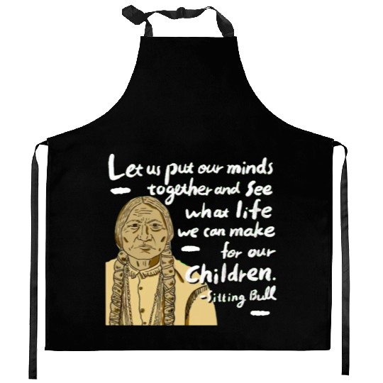 Indigenous People Logos Kitchen Aprons