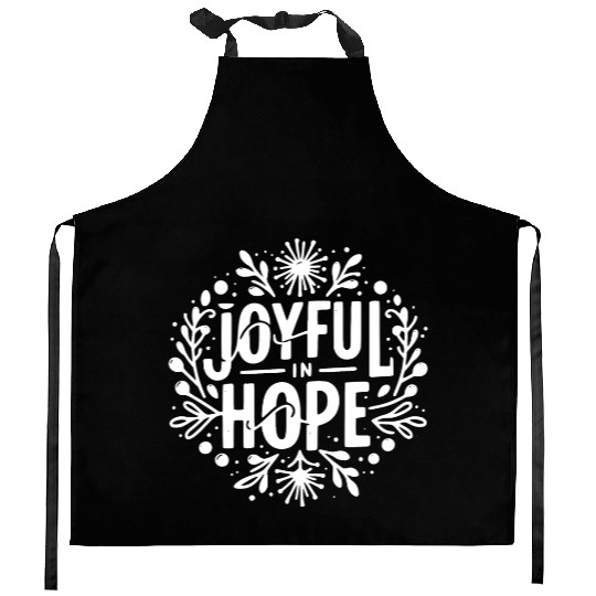 Joyful in Hope Kitchen Aprons