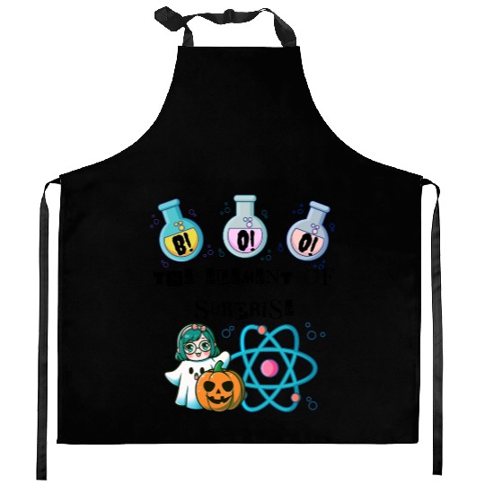 Chemistry Boo The Element Of Surprise Chemist Hall Kitchen Aprons