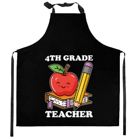 4th Grade Teacher Back to School Kitchen Aprons