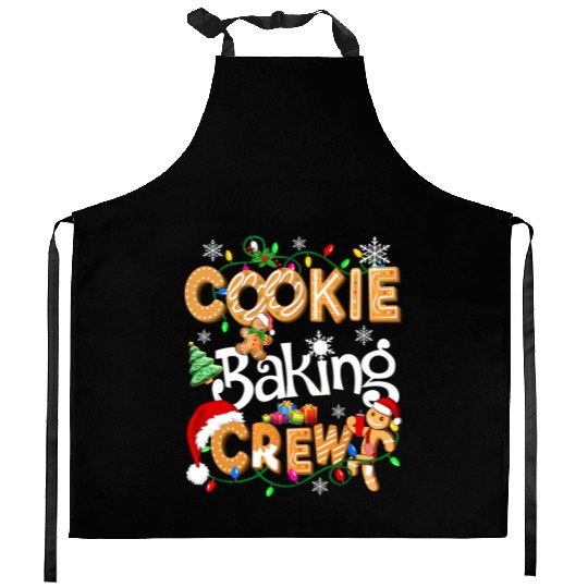 Cookie baking crew Cooking Lover Xmas Gingerbread Kitchen Aprons