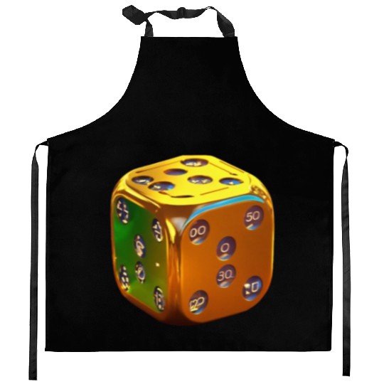 Dice Game Boy Casino 3D Art Kitchen Aprons