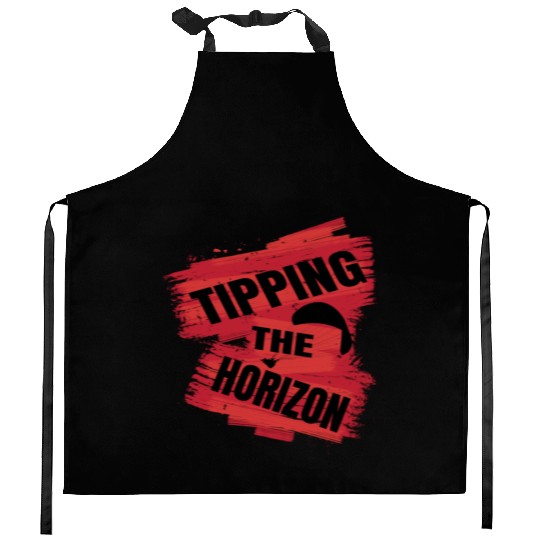 Tipping the Horizon Kitchen Aprons