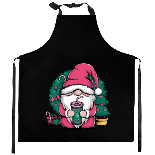 santa claus Kitchen Aprons