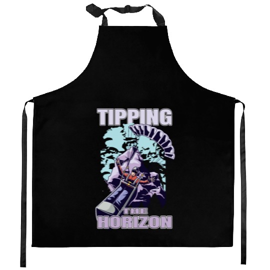 Tipping the Horizon Kitchen Aprons