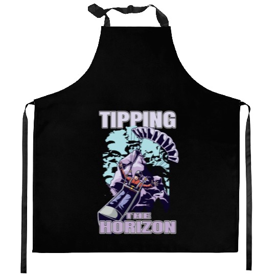 Tipping the Horizon Kitchen Aprons