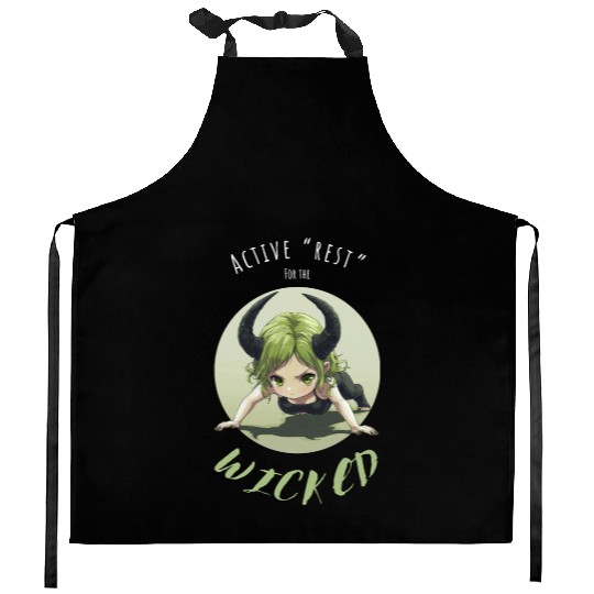 Active Rest for the Wicked Kitchen Aprons