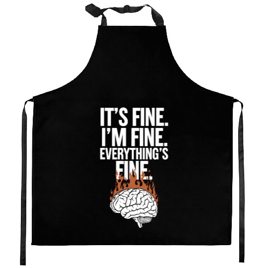 Understanding Psychology Mind and Behavior Kitchen Aprons