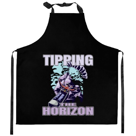 Tipping the Horizon Kitchen Aprons