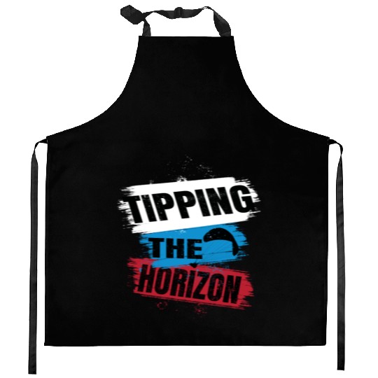 Tipping the Horizon Kitchen Aprons