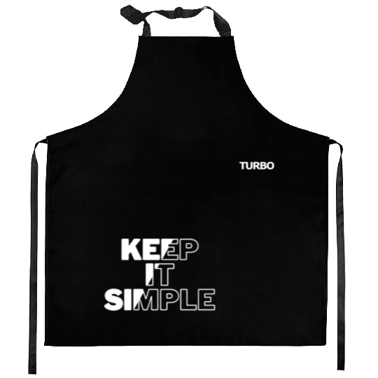 TURBO "KEEP IT SIMPLE" Merch Kitchen Aprons