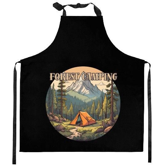 Camping Adventure | Explore the Nature | Mountain Kitchen Aprons