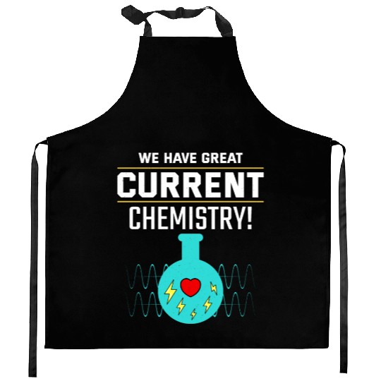Electrician Valentine: Great Current Chemistry Kitchen Aprons