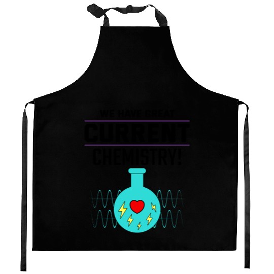 Electrician Valentine: Great Current Chemistry Kitchen Aprons