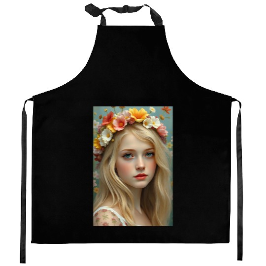 Beauty of youth Kitchen Aprons