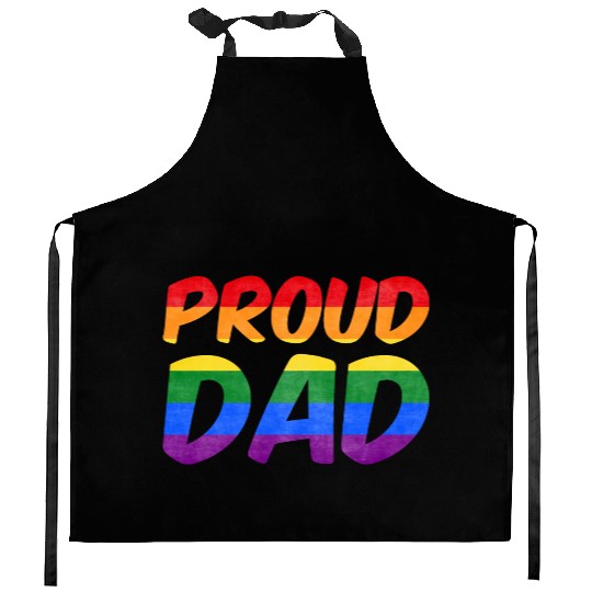 Just be yourself! (Proud Dad) Kitchen Aprons