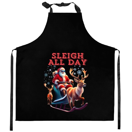 Sleigh All Day Kitchen Aprons