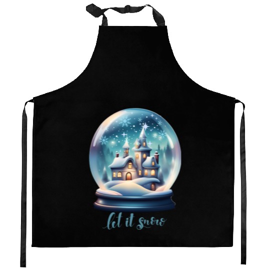 Let It Snow Kitchen Aprons