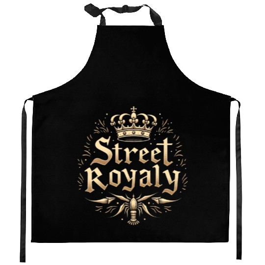 Street Royalty Golden Lobster Kitchen Aprons