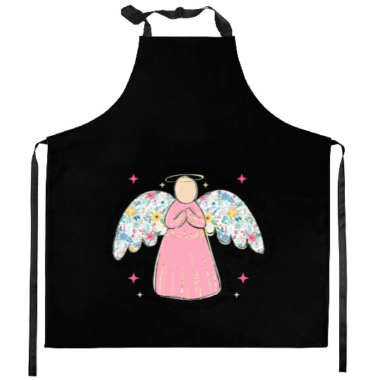 LUKE 2 19 GLORY TO GOD IN THE HIGHEST Kitchen Aprons