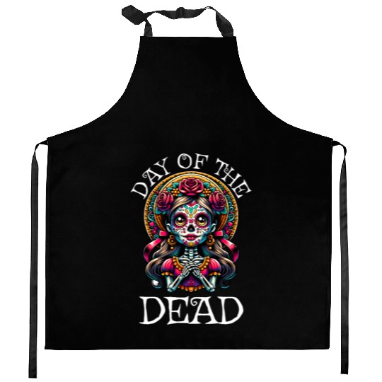 Day of the Dead Karnival, Halloween and Día de los Kitchen Aprons
