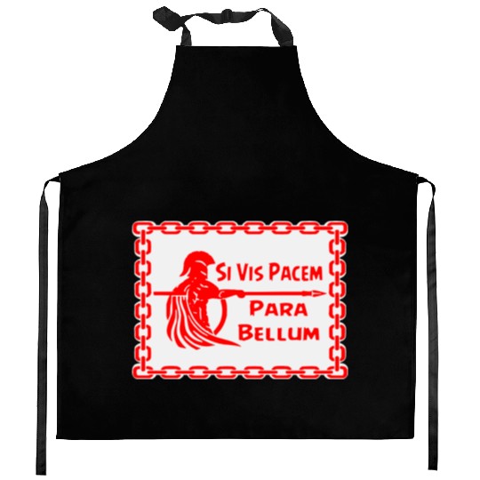 Spartan Si Vis Pacem Para Bellum LIKE US ON FB #U Kitchen Aprons