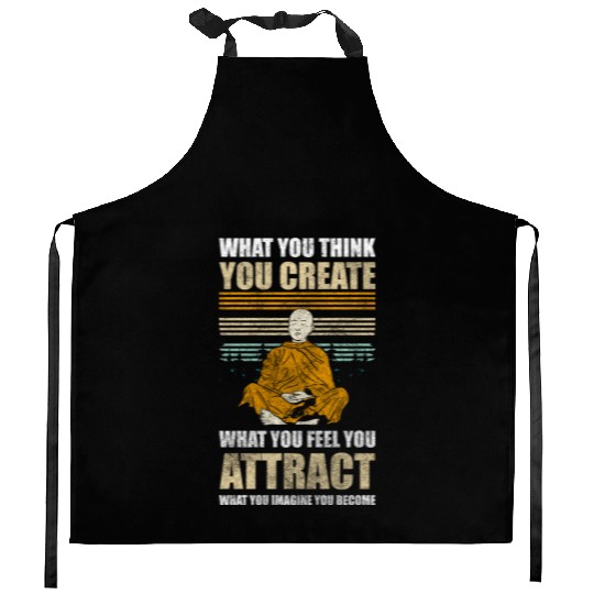 Yoga Spiritual Salvation Mindful Hindu Kitchen Aprons