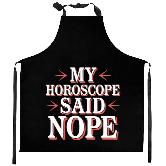 Astrology Skeptic Critical Thinking Kitchen Aprons