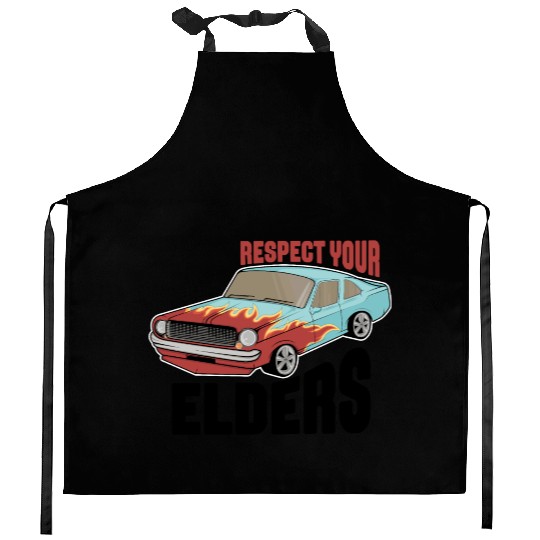 Funny Car Guy 1 Kitchen Aprons