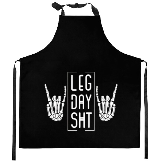 Workout for Leg Day Sh t Pump Cover Gym Gift Kitchen Aprons