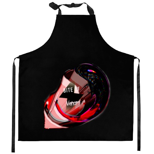 Bite of venom by Astronaut Kitchen Aprons