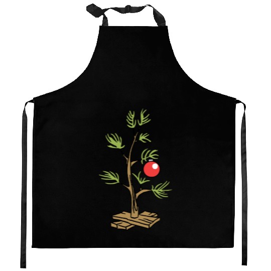 Funny Christmas Tree Peanuts Christmas Kitchen Aprons