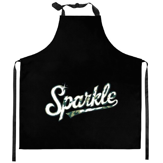 The Sparkle Army Camouflage Kitchen Aprons