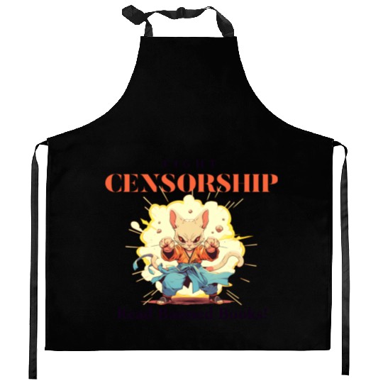 Fight Censorship Read Banned Books Kitchen Aprons
